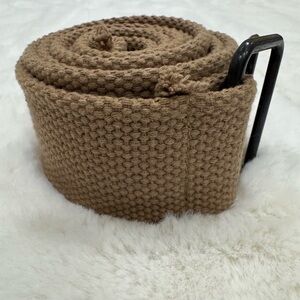 Stylish Tan Woven Belt for Men